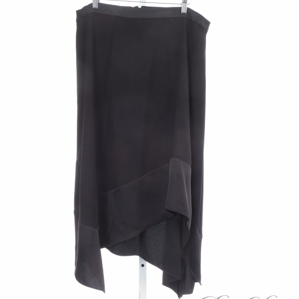 DKNY Charcoal Asymmetrical Skirt
